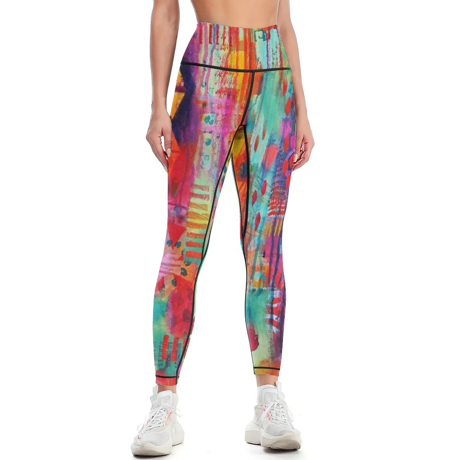 

Earth Vibrations | Art Leggings Clothing fitness workout shorts for fitness Womens Leggings