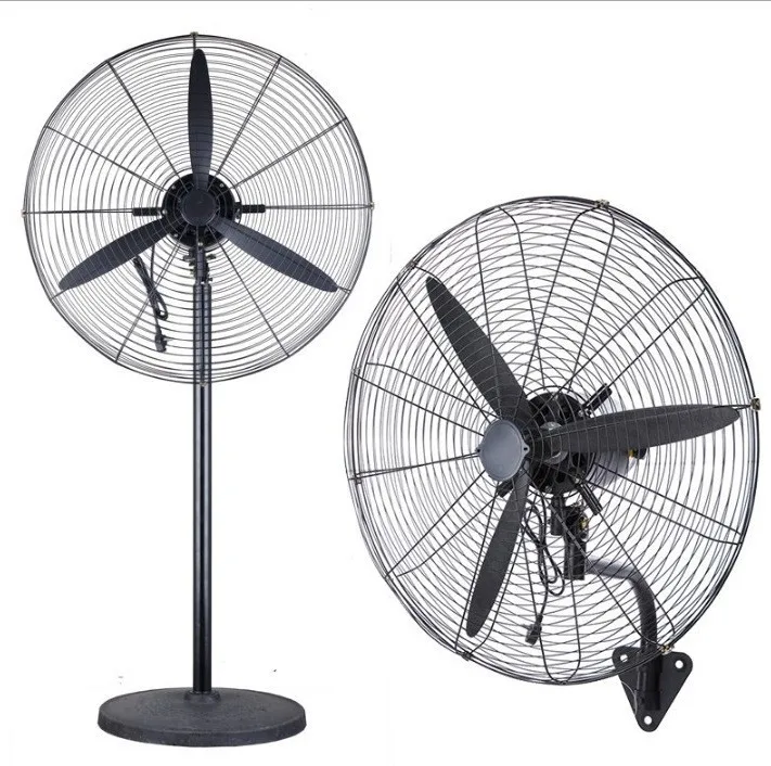 Heavy Duty Industrial Floor Fan High Velocity Wall Mounted Shop Fan Factory Ventilation