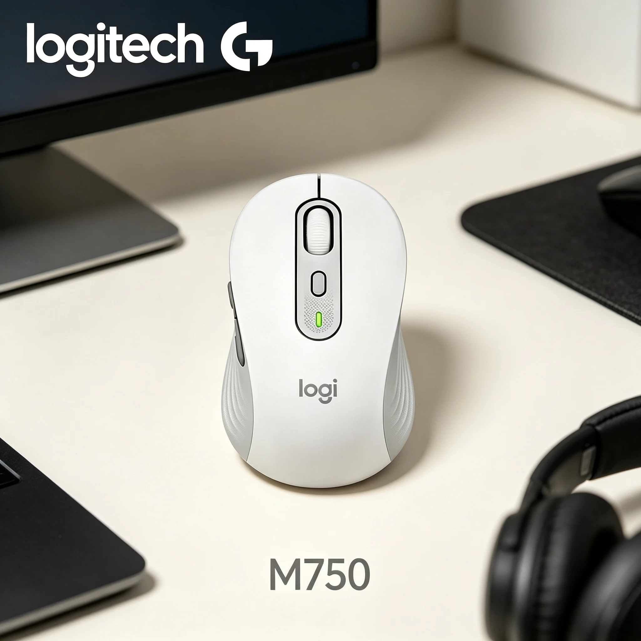 Logitech M750 Multi‑Device Switch Wireless Mice Toggle Between PUBG Gaming PC And Contract Office Work Laptop Freely