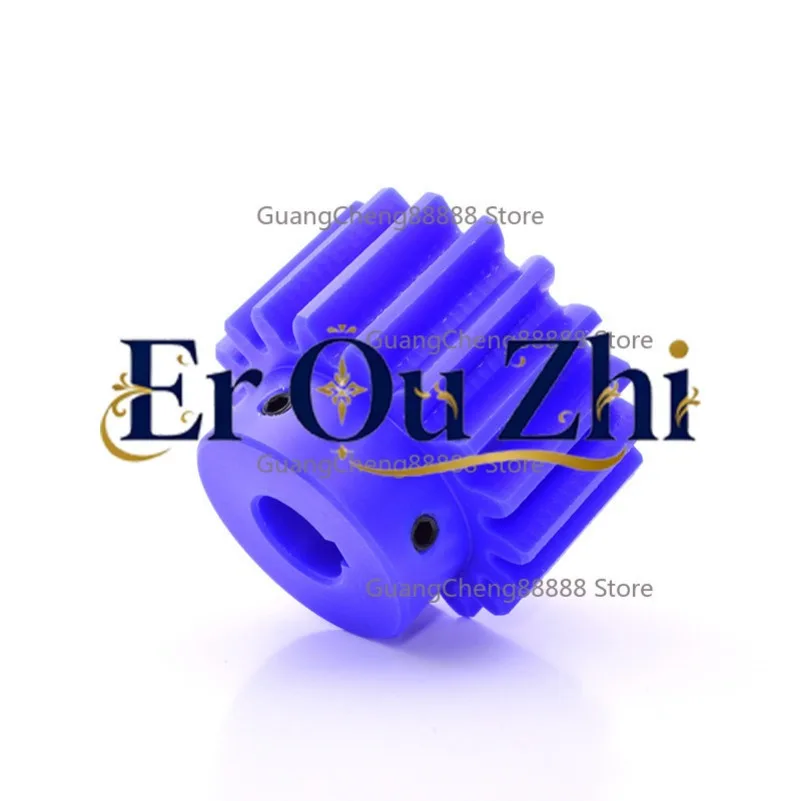 Blue Nylon Gear 3 Mode 12-30 Teeth, Motor Boss Gear, Cylindrical Spur Gear