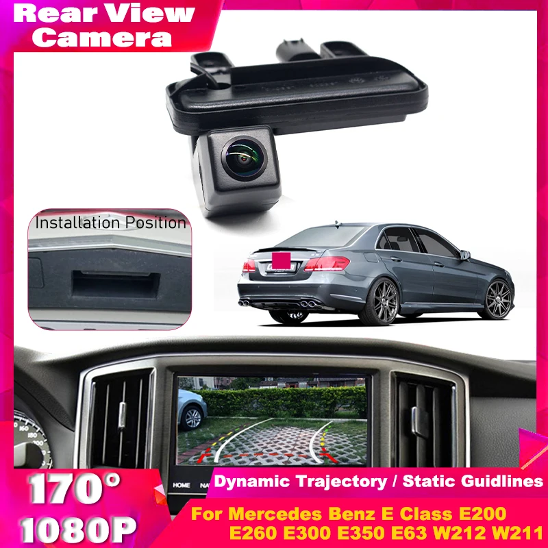 

Камера заднего вида для Mercedes Benz B Class W246 B180 B200 E W212 E Coupe Cabrio W207 C CLC W203 Ручка багажника заднего вида