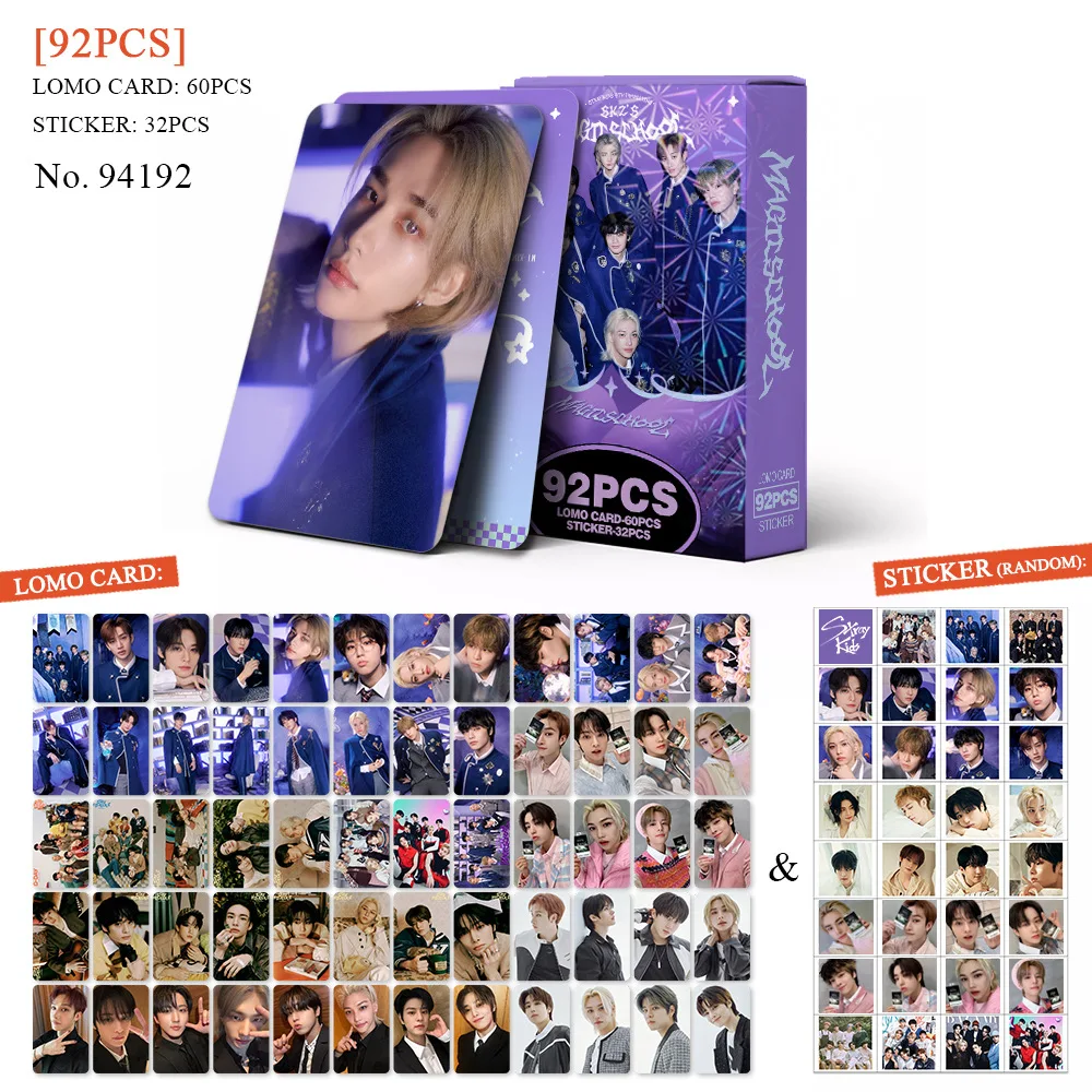 26styles 92pcs Skzoo Cards KPOP straykids New Album Photocards collection Lomo Cards High Quality Print Photo cards fan gift