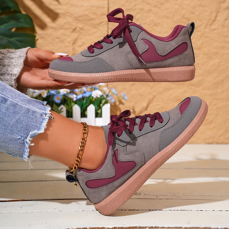 High Quality Women's Sneakers Fashion Women Casual Shoes Non-slip Hard Wearing Board Shoes Comfortable Breathable Oxfords Shoes