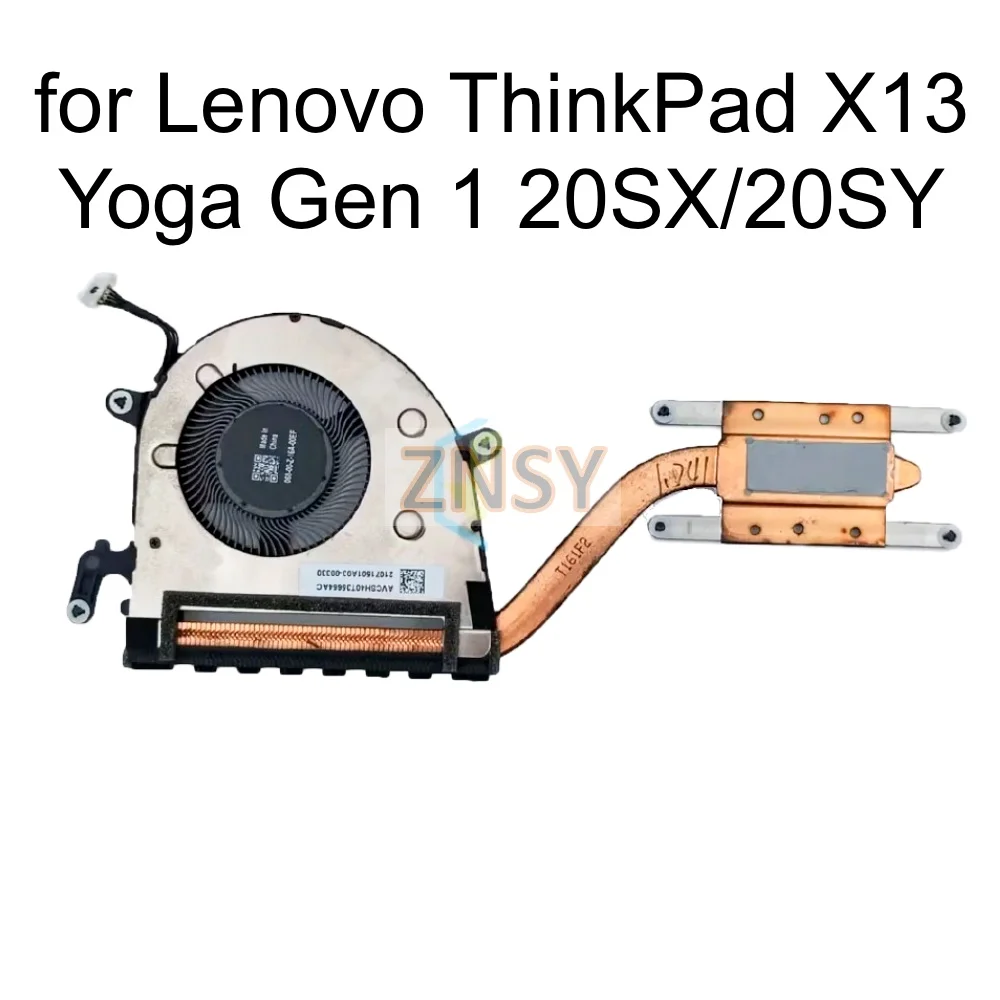 CPU Fan Heatsink for Lenovo ThinkPad X13 Yoga Gen 1 20SX 20SY Laptop Cooling 01YU961 01YU962 BAPA0705R5H Y004 New