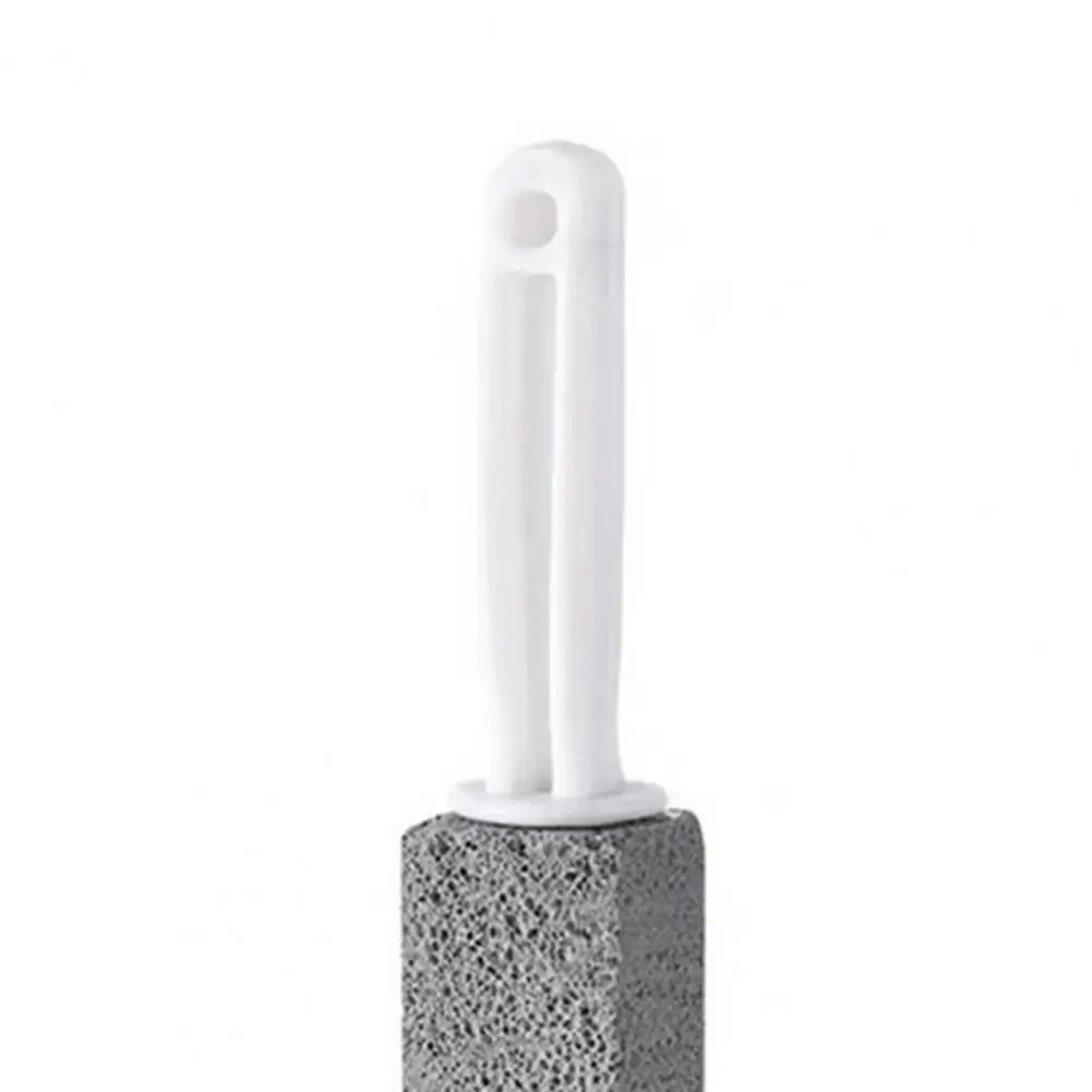 Curved Handle Toilet Brush 2pcs Pumice Stone Toilet Brush Set Ergonomic Short Long Handle Scrubber Scratch-free for Bathroom