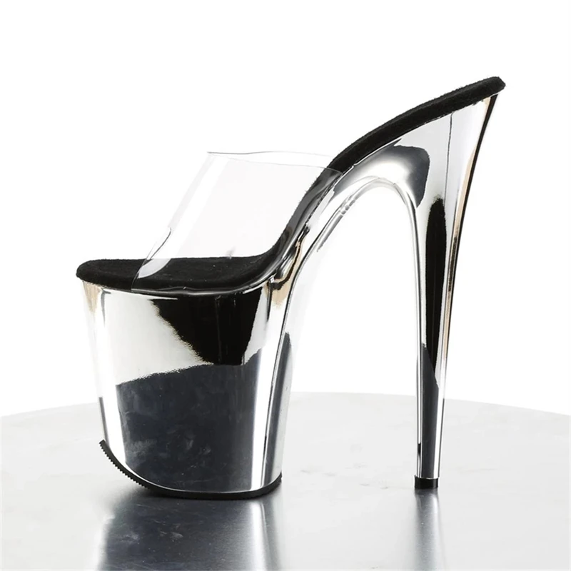20cm Fashion high-heeled shoes breathable sandals, women\'s leaky toe, shallow water platform, super high-heeled ladies sandals