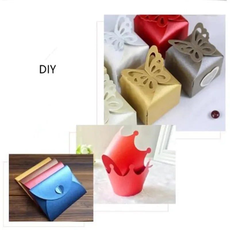 20pcs 250gsm A4 Colorful Pearlescent Cardboard Handmade DIY Origami Paper Envelope Packaging Box Material Paper