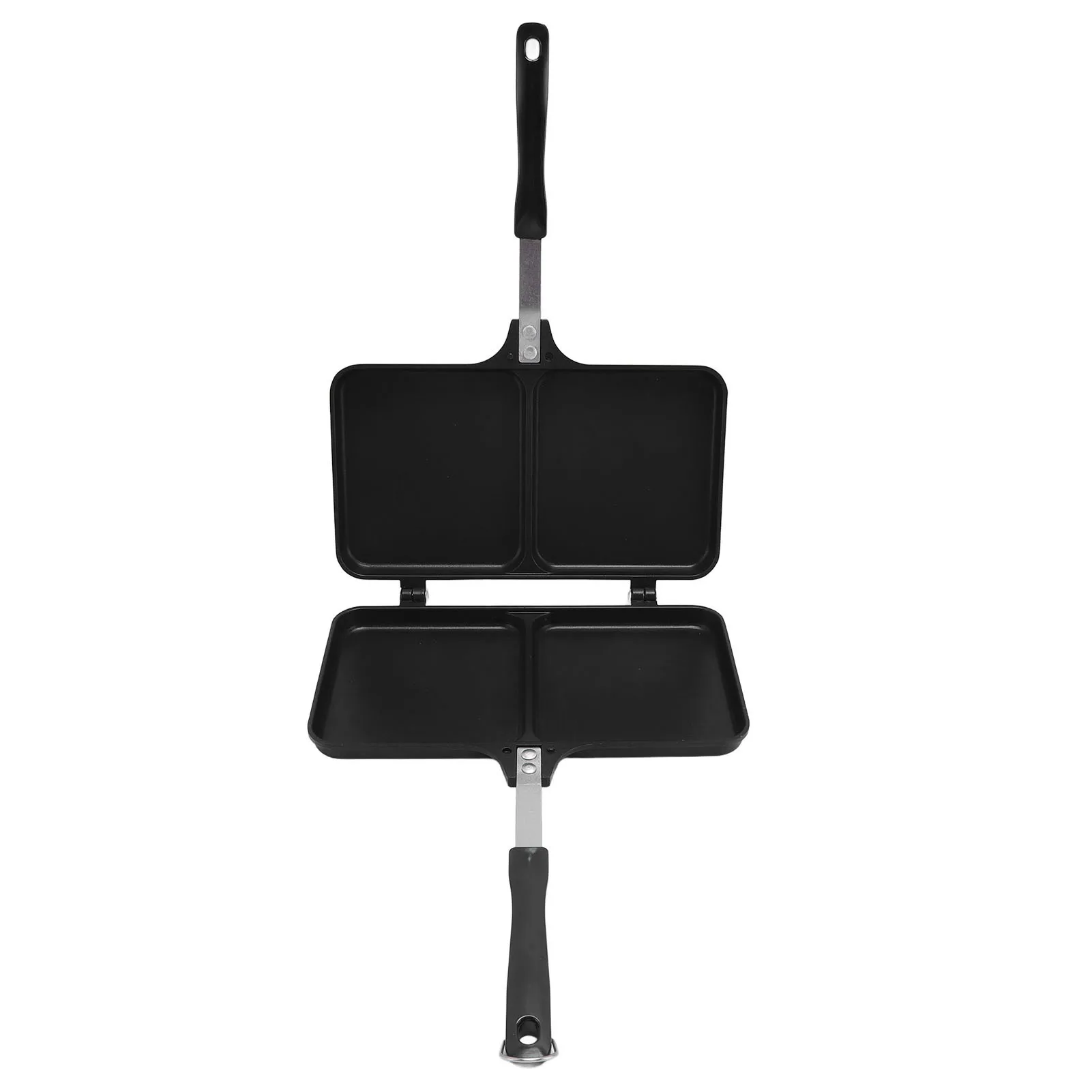 

Сковорода для сэндвичей Сковорода для сэндвичей из алюминиевого сплава, двухсторонняя антипригарная сковорода для сэндвичей для домашней кухни, сковорода для выпечки сэндвичей