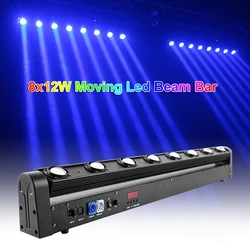 8x12W Stage Beam LED Moving Head Bar Light Wash Effect Light KTV Disco DJ Party Club Wedding DMX512 For Eventshow