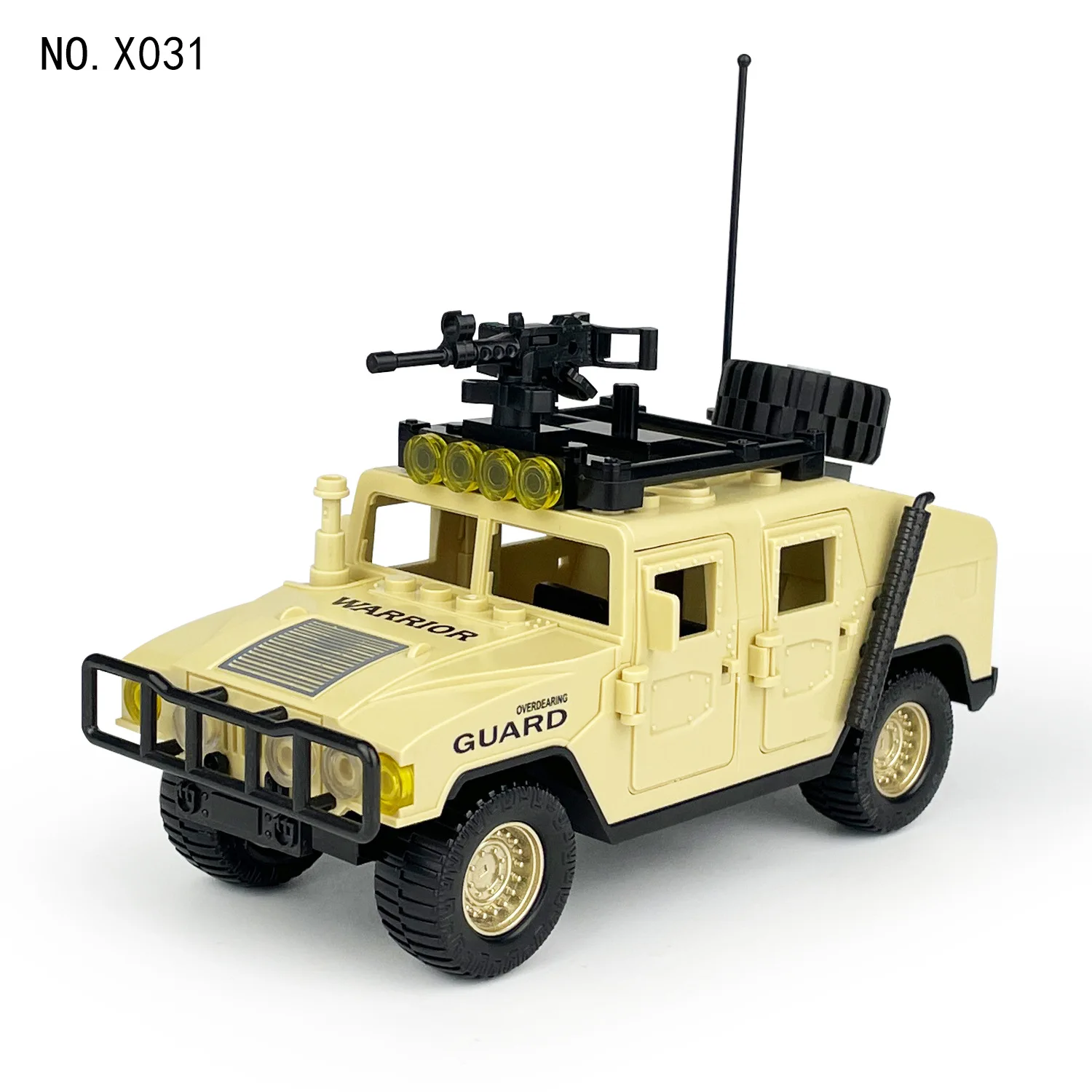 MOC Military Off-Road Hummers Vehicle Car Army car Building Blocks  Education Bricks Toys For Boys Kids Holiday Gifts