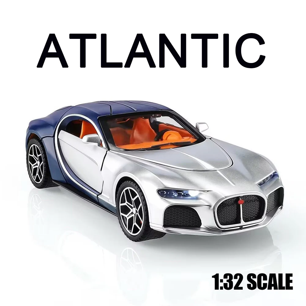 

1:32 Атлантический Ламфор, особняк, автомобили Revuelto, игрушки, модели, спортивный автомобиль с откатным механизмом со световым звуком, миниатюрный автомобиль, сбор сувениров