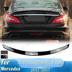 For Mercedes Benz CLS Class W218 C218 CLS 220 250 350 400 500 63 AMG Style 2011-2017 Car Rear Trunk Spoiler Wing Tail Body Kits