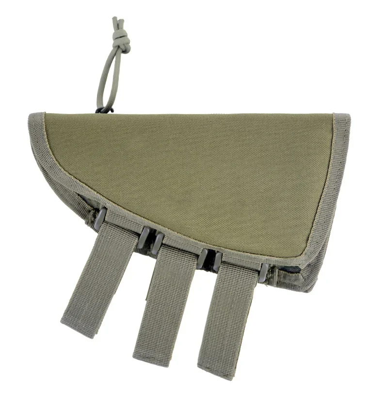 ที่พักแก้มแบบยุทธวิธีพร้อมช่องใส่กระสุนสำหรับปืนลูกซองและปืนไรเฟิล  กระเป๋าใส่กระสุนแบบพกพา ที่ใส่กระสุนและตลับกระสุน อุปกรณ์ล่าสัตว์