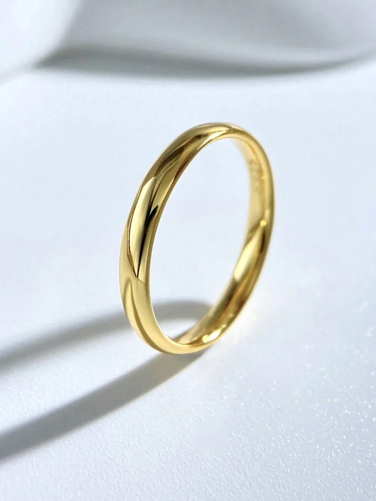 925 Sterling Silver Zircon 3mm Circular Aperture Fashionable Ring For Women Engagement Wedding Luxury High Quality Fine Jewelry