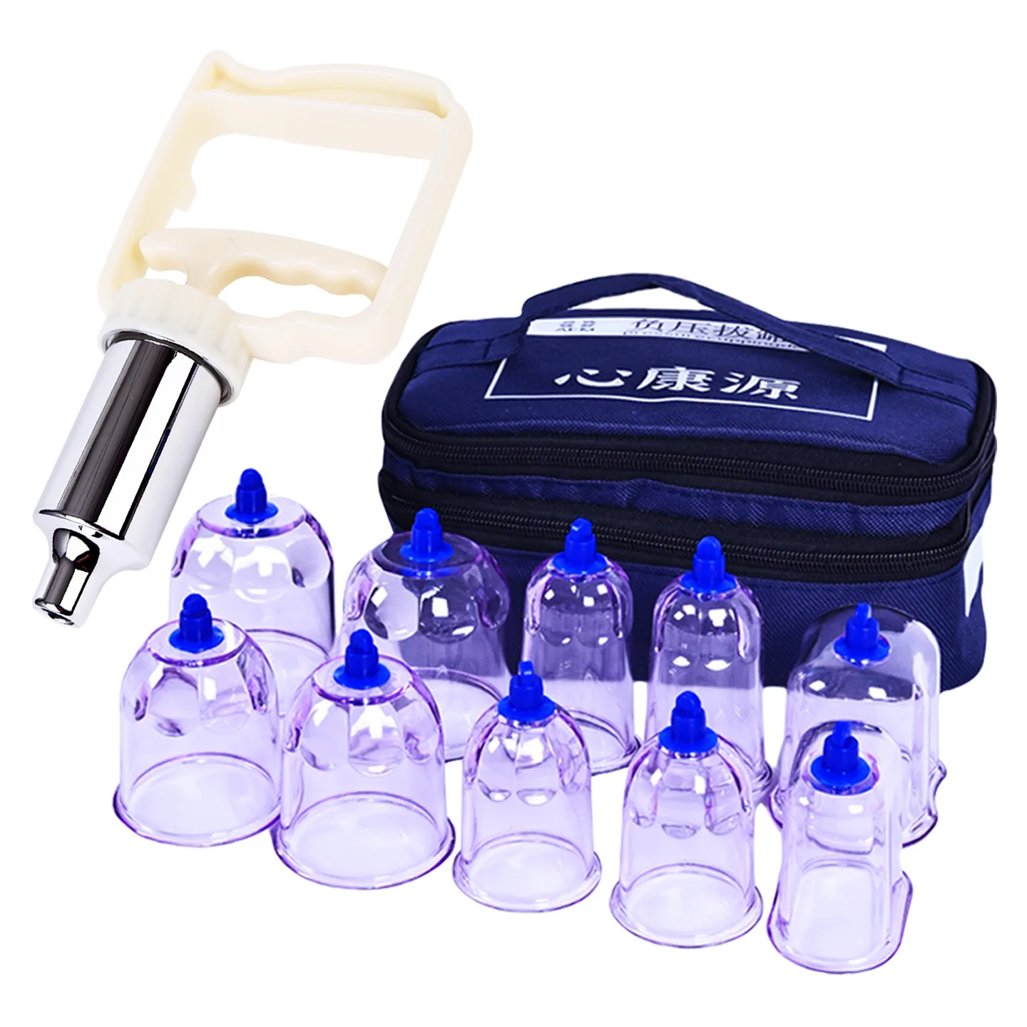 Vacuum Cupping Therapy Set 10 Cans Plastic Vacuum Suction Massage Cups Household Body Massage Vacuum Cupping Massager