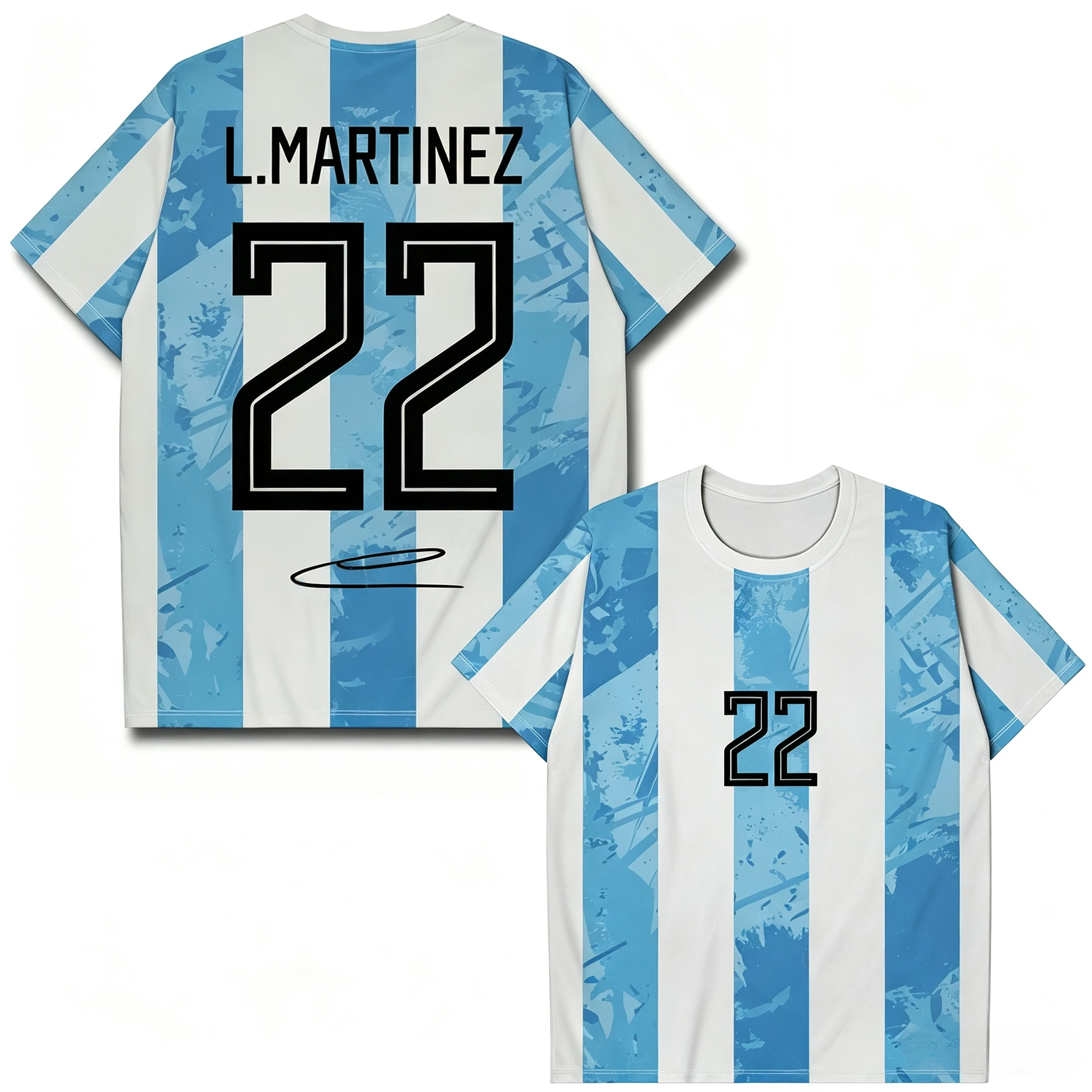 Argentina 2026 Hot Messi No.10 Printed T-shirt Men Short Sleeve Crewneck Football Legend Fan Commemorative Sport Jersey S937928a719124779800df130a1acb698s