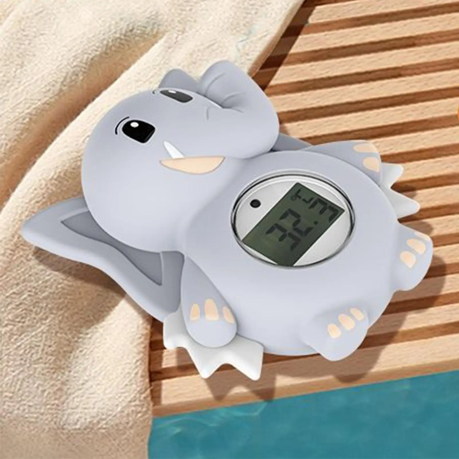 Температура ванны, электрическая ванна для детей, датчик температуры слона, точный датчик температуры для купания для бассейна, домашний душ для малышей