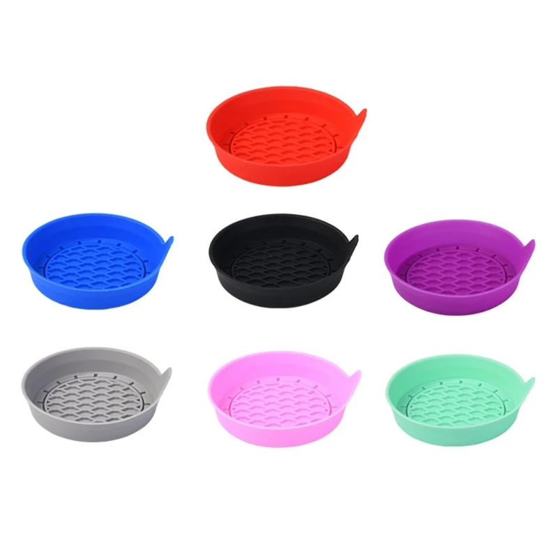 

Recessed Interior Accessory Car Water Cup Holder Pad Scratchproof Silicone Mat Embedded Bottle Holder Insert Coasters