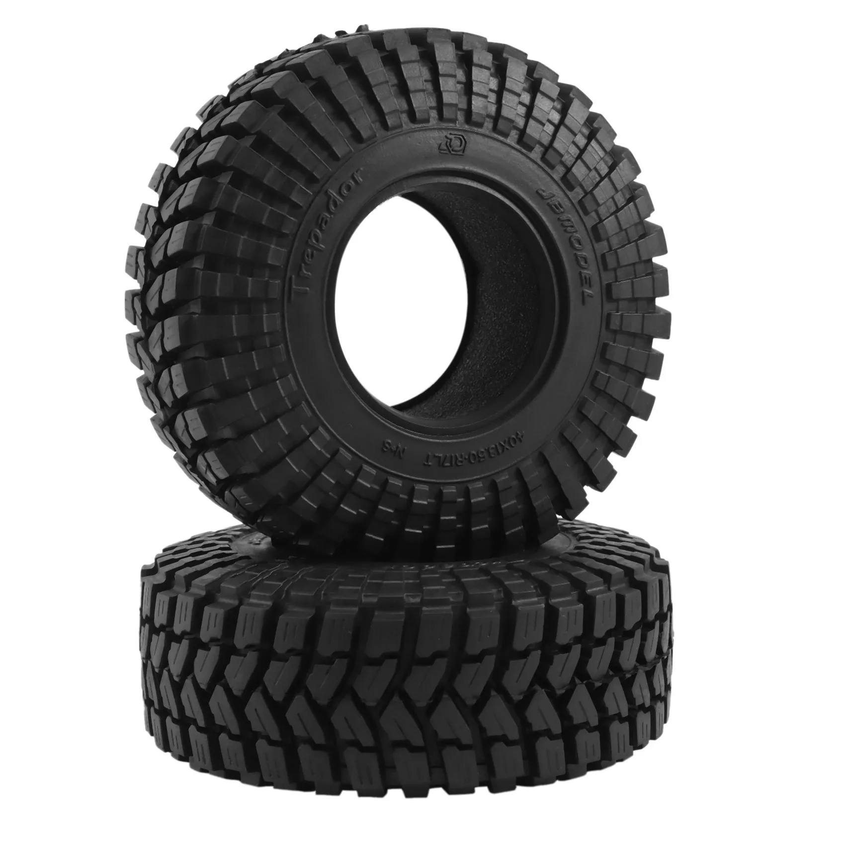 Pneus de borracha para carro de esteira rolante RC, Axial SCX10, 90046, SCX10 III, AXI03007, Traxxas TRX4 D90, 110x39mm, 1.9, 4 peças