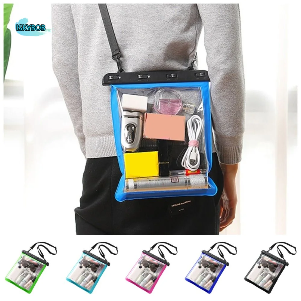 

Водонепроницаемая прозрачная сумка через плечо, большая вместимость, регулируемый плечевой ремень, сумка через плечо из ПВХ, портативная повседневная сумка для мобильного телефона, летняя сумка