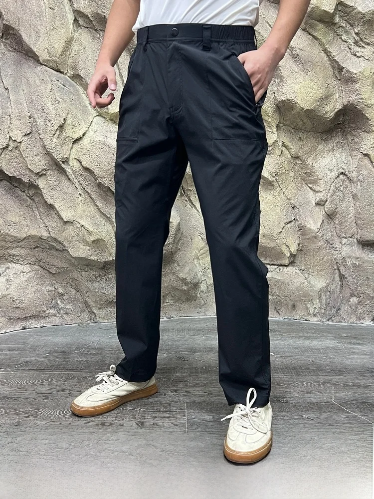 

Function Series 3D Tailoring Cool Feeling Qui Dry Waterproof Casual Pants Elastic Straight Leg Button Sle Nylon Spandex
