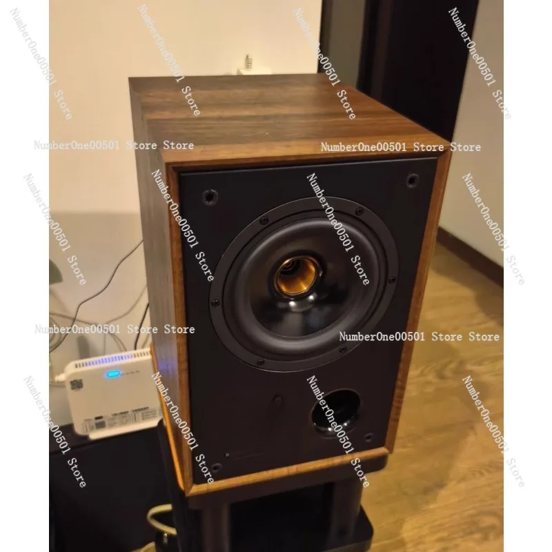 

6.5 inch audiophile coaxial speaker passive bookshelf high fidelity home wood 2.0 audio