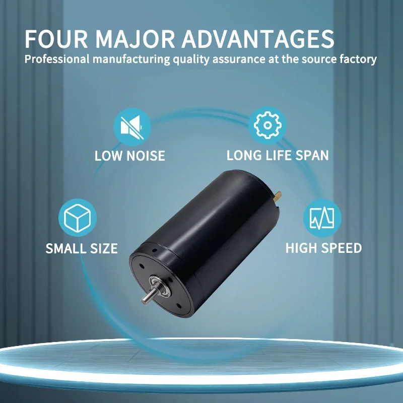 DC 24V 36V 48V Professional Manufacturer 4071 Coreless Carbon Brush DC Motor