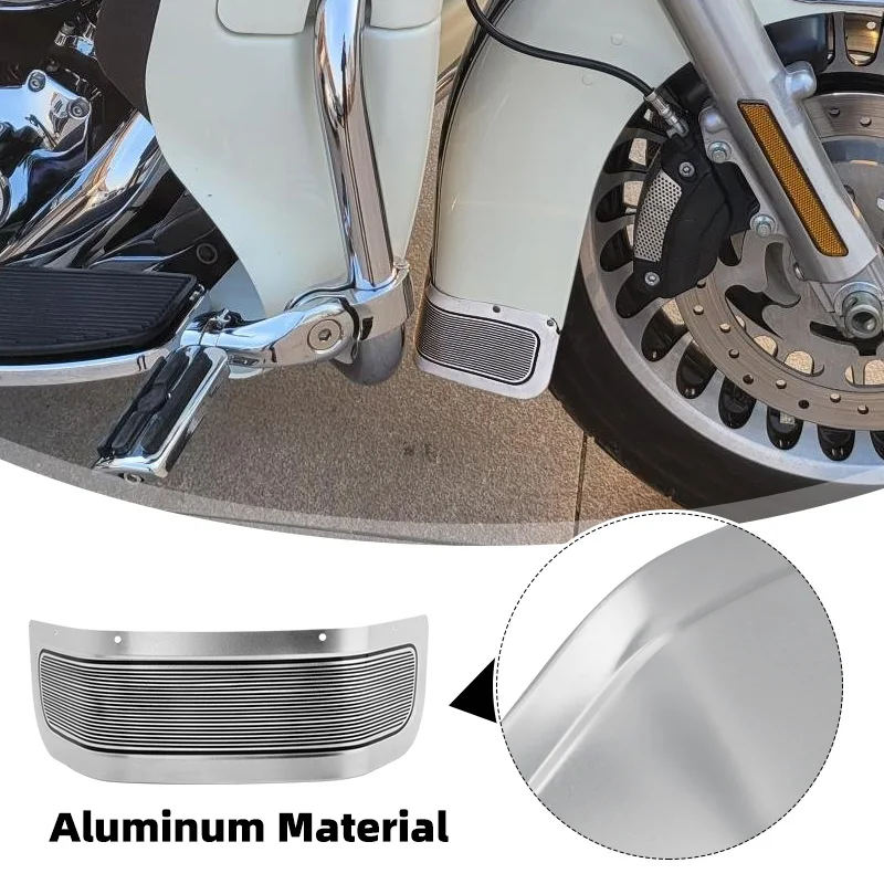 Motorcycle Front Fender Skirt Trim Protector Cover For Harley Touring Road King Ultra Limited Electra Glide FLHR FLHX 2014-2022