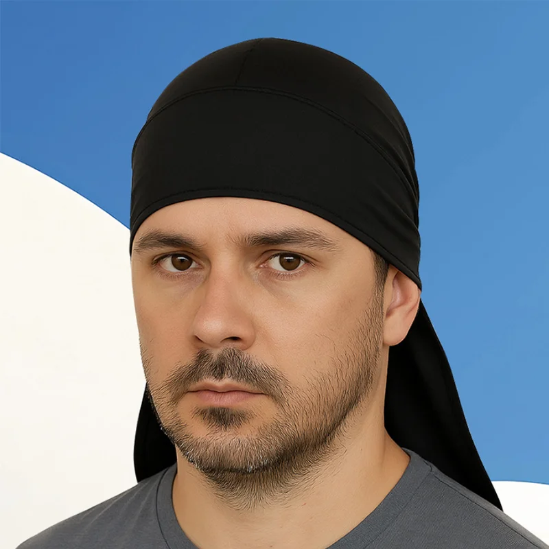 Bandana d'extérieur, foulard de sport, sans marques sur le front, protection solaire, absorbant la transpiration, confortable, pour le cyclisme, style casquette de baseball