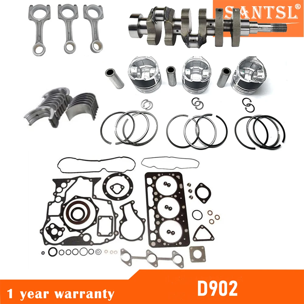 

D902EBH D902 Overhaul Rebuild Kit Crankshaft Connecting Rod For Engine Auto Parts