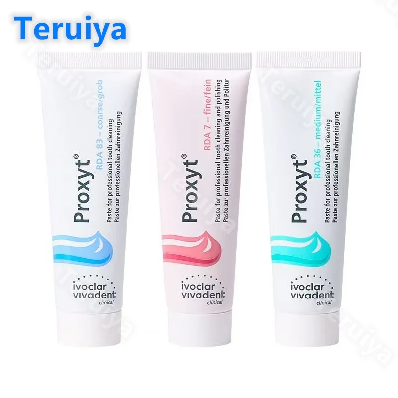 Ivoclar Vivadent Proxyt Dental Polishing Paste 55g | Fluoridated/Non-Fluoridated Formula for Teeth Cleaning & Polishing