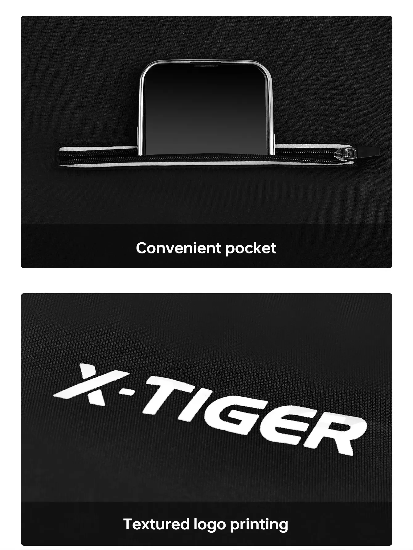 X-TIGER Warme Fahrradweste, winddicht, lockere Fleece-Weste, ärmellos, für Mountainbike, Rennrad, Winter, reflektierende Fahrradweste – Detail 10