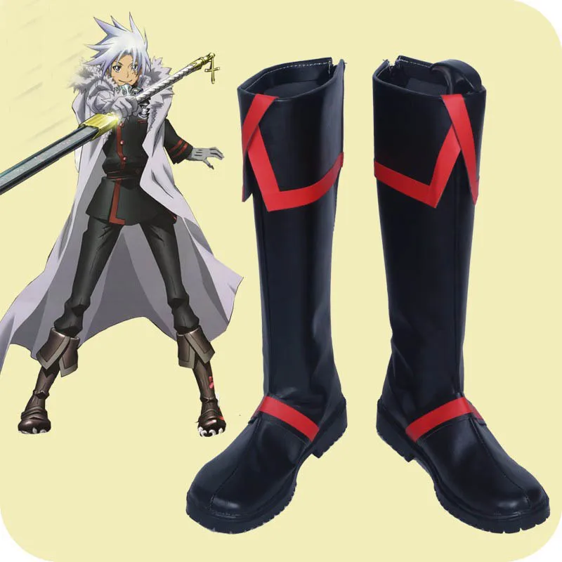 D.Gray-man Hallow Allen Walker Yu Kanda Cosplay Schuhe Stiefel Halloween Kostüme Zubehör Nach Maß