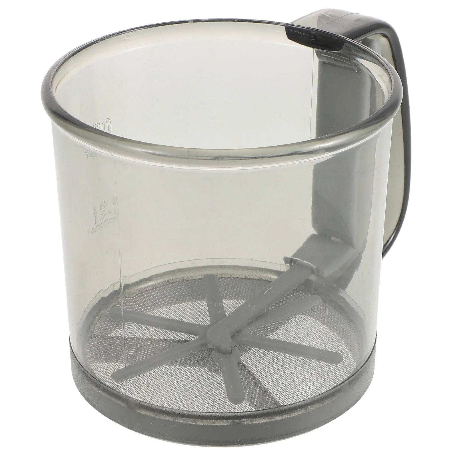 

Dual Layer Semi Automatic Flour Sifter Hand Press Fine Mesh Strainer Sugar Powder Shaker Household Baking Tool Cake Powder