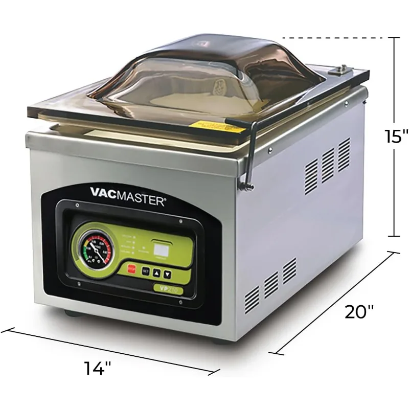 VacMaster VP210 Maintenance-Free Chamber Vacuum Sealer with 10.25” seal bar