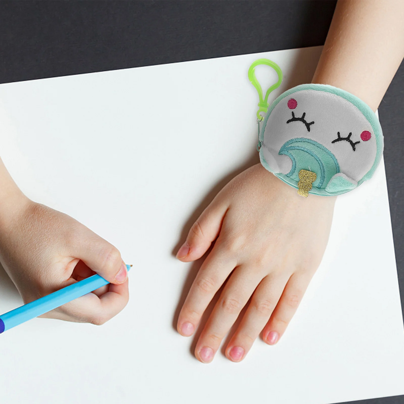 

3Pcs Slap Wristband Coin Purse Unicorn Snap Bracelet Skin Gift Idea Party Favors School Event Prizes Adorable