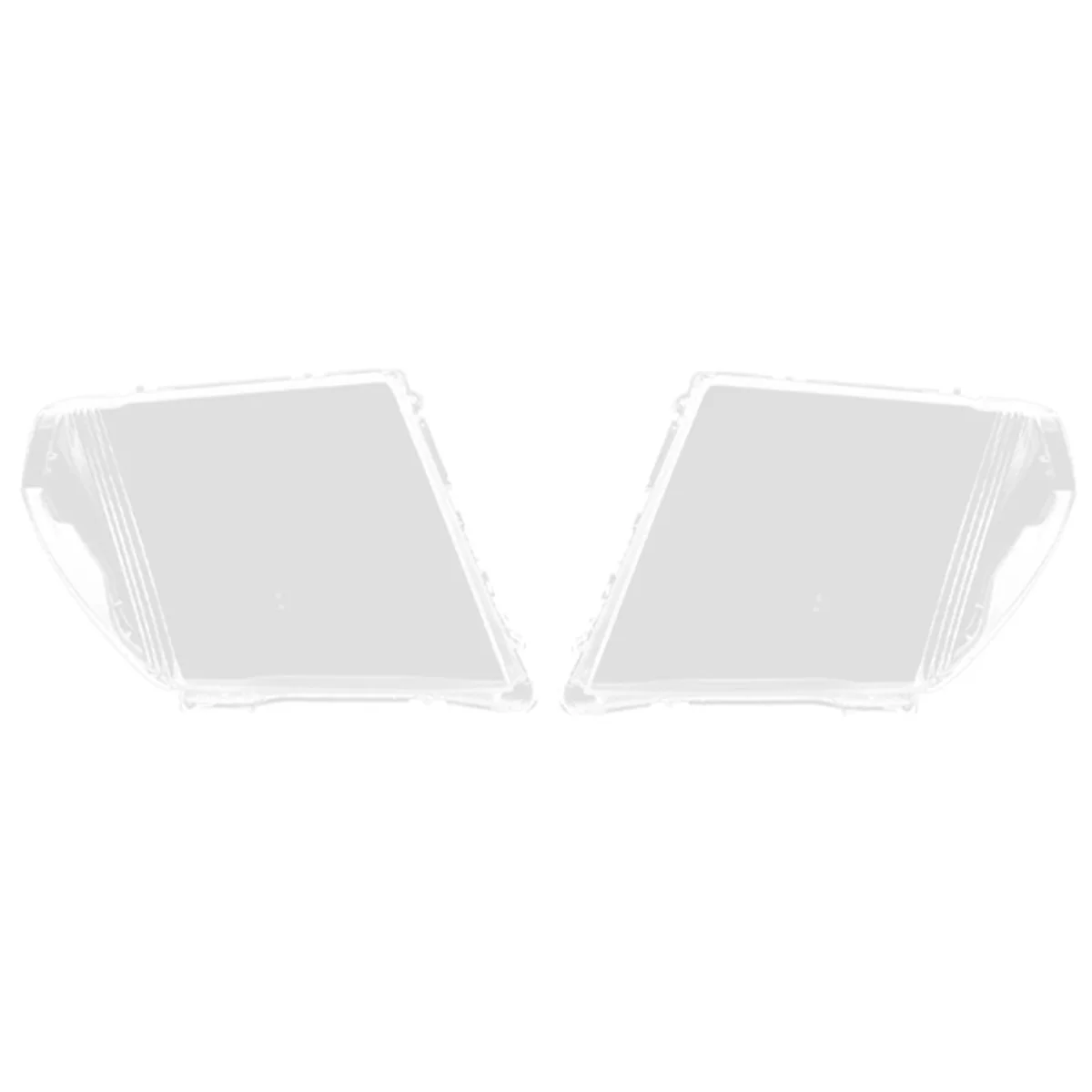 

1 Pair L&R Headlight Shell Lamp Shade Transparent Lens Cover Headlight Cover for Nissan Navara D40 2005-2015