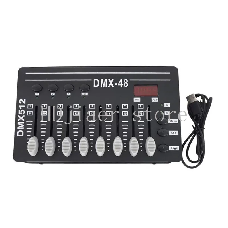 

Mini DMX-48 Rechargeable Power-Free Par Light Speed Light DJ Portable Small Performance Light Digital Console DMX Controller