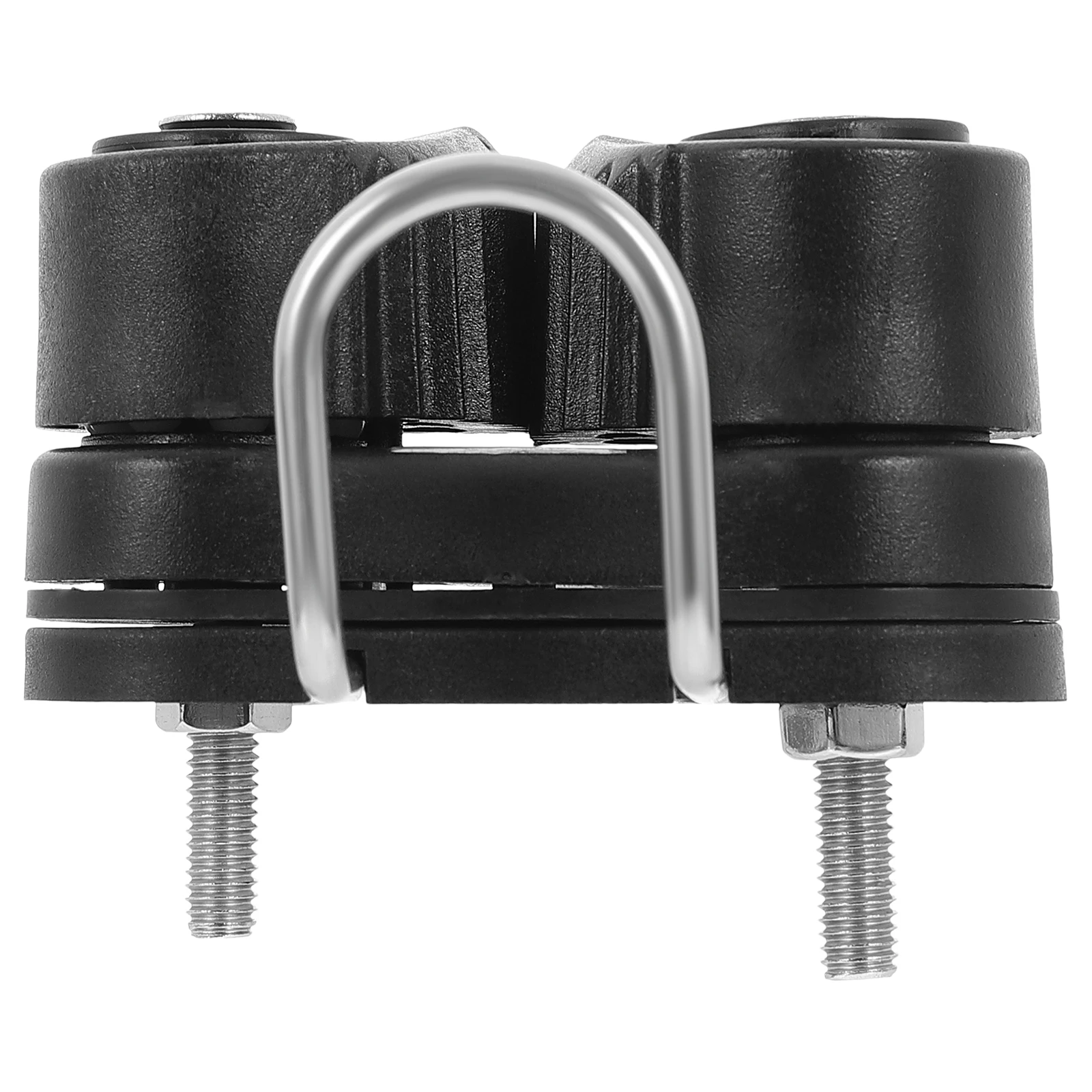 

1 Set Double Cam Cleat Nylon Rope Fast Entry Device 2 Row Ball Bearings For Yoga Fitness Pilates Equipment Rope Clamp Marine