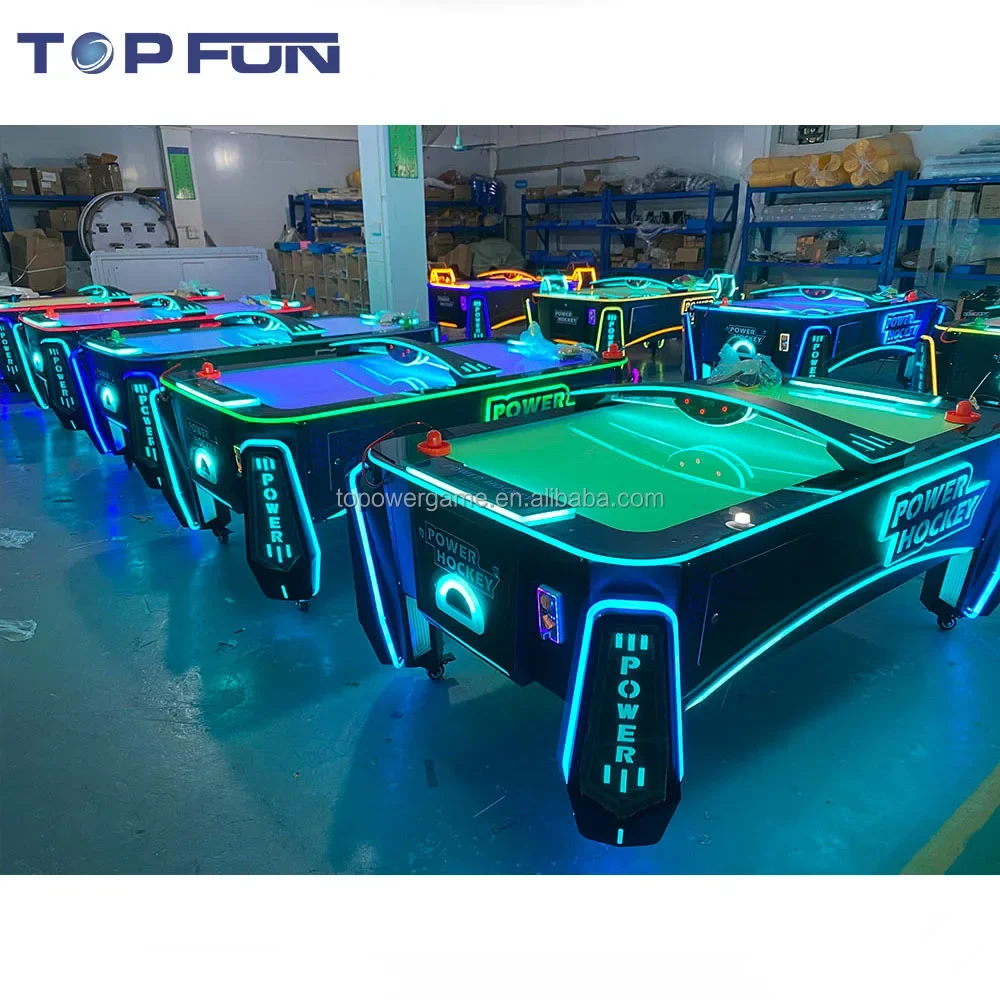 Factory direct sales Amusement curved multi game table air hockey