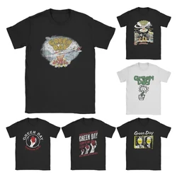 Camisetas Green Days para hombres, ropa fresca de Dookie Saviors, Hip Hop, 100% algodón, manga corta, cuello redondo, talla grande