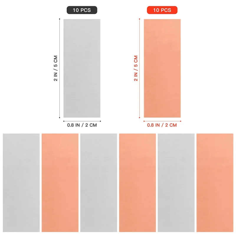 【빠른 배송】 20Pcs 순수 아연 양극 시트, 고순도 구리 양극 시트, 과일 전력용 전극 아연 구리 시트
