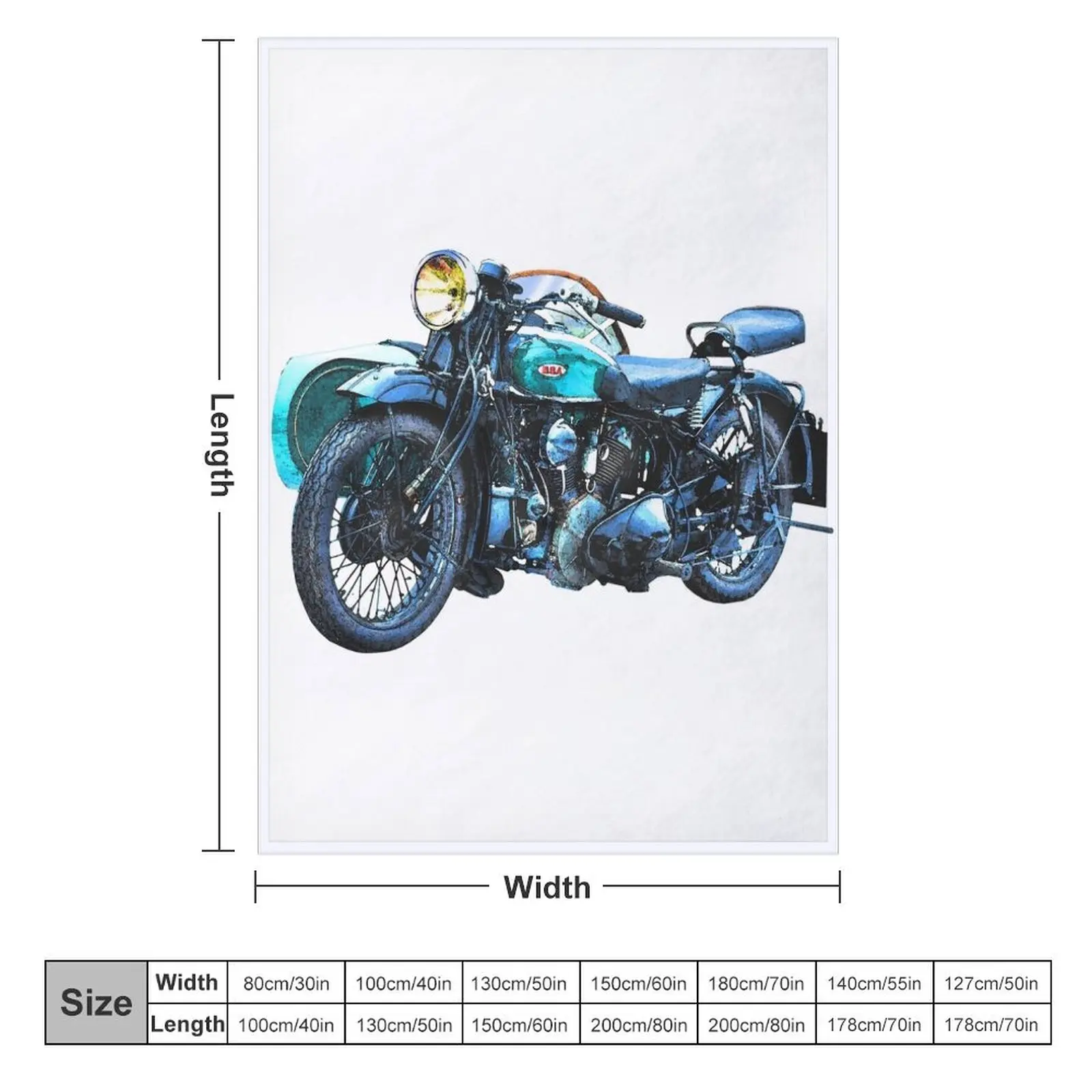 Vintage motorcycle outfit Throw Blanket Loose Furrys for sofa Winter beds Blankets