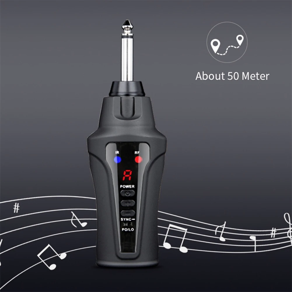 

Professional UHF Wireless Mic Receiver And Transmitter System For Flute Piccolo Bamboo Flute Clip On Wireless Microphone