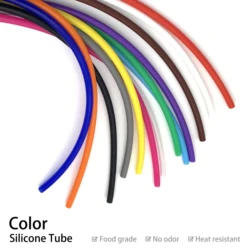 5 Meter ID 1 2 3 4 5 6 7 8 9 10 mm Silicone Tube Flexible Rubber Hose Food Grade Soft Drink Pipe Water Connector Colorful Tubing