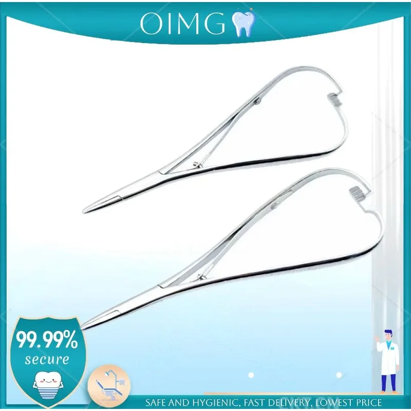 

1pcs Dental Needle Holder Surgical Instruments Dental Orthodontic Needle Holder Tip TC Premium Dental Tools Clamps