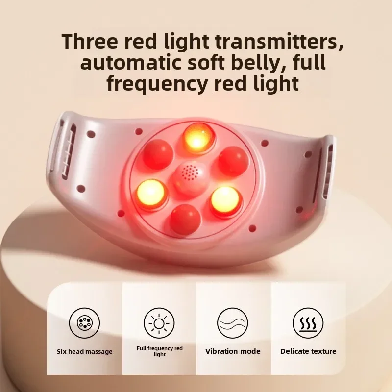 

Bestseller Household Electric Abdominal Massager Hot Compress Waist Belly Rub Abdominal Massager