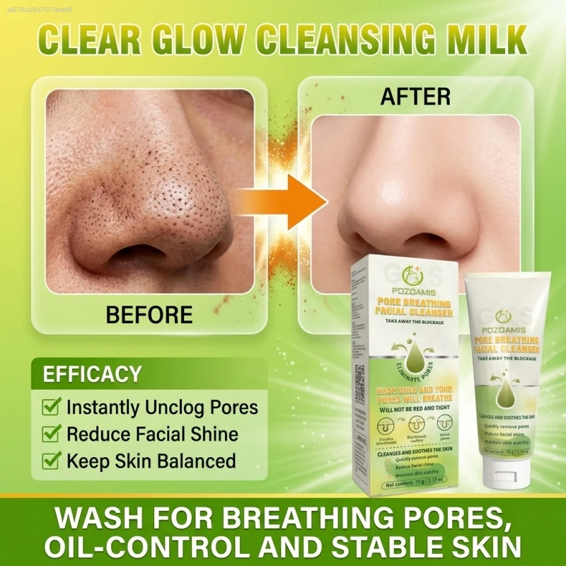 Cleanse the face to remove and control oil.