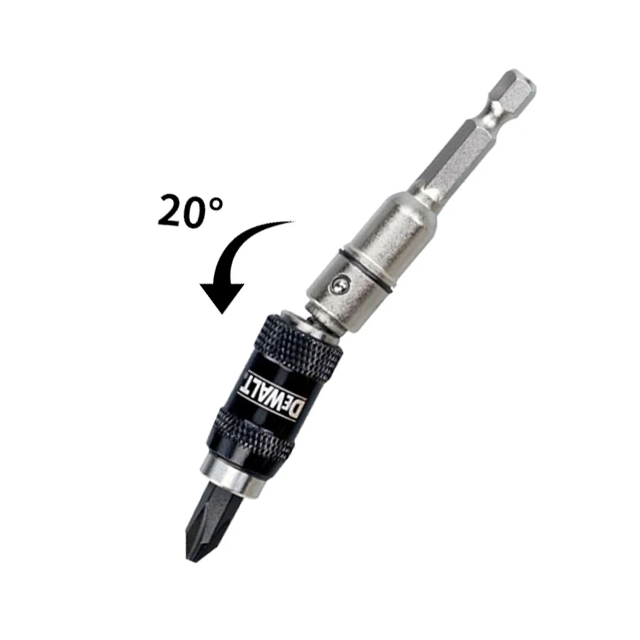 Imagem -03 - Dewalt-pivotante Bit Holder Tip Holder Acessórios para Ferramentas Elétricas Dt7505-qz Impacto Extremo Pz2 25 mm Hex Mudança Rápida