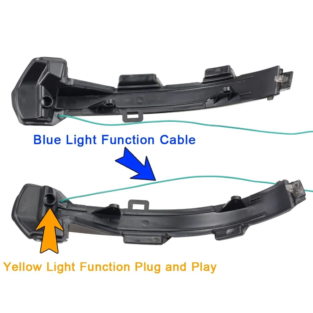 Para VW Passat B8 variante Arteon 2015 2016 2017 2018 2019 2020 intermitente dinámico luz LED de intermitente espejo indicador secuencial